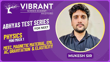 ABHYAS Test Series | NEET - MINI MOCK 1 | Physics | Video Solutions