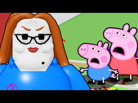 PEPPA PIG AND GEORGE PIG VS GREAT NURSERY ESCAPE IN ROBLOX