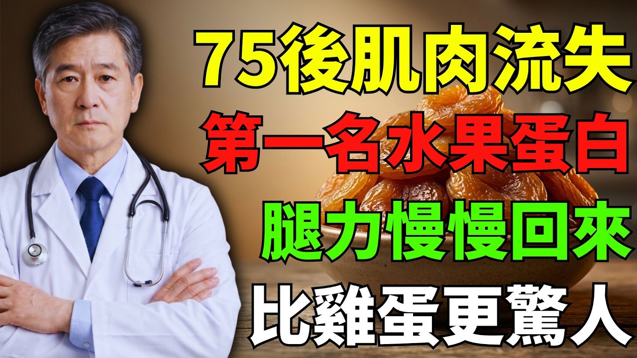 75歲後想保住肌肉?這種水果蛋白比雞蛋更值得留意 縮圖