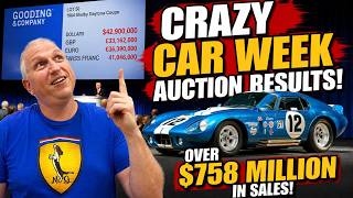 Monterey Car Week Auction Prices Were ABSOLUTELY INSANE!