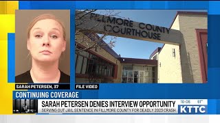Sarah Petersen denies KTTC interview request