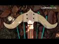 DIY Wooden Crossbow – From Wood (Complete Build) #bamboo #woodworking #slingshot #crossbow