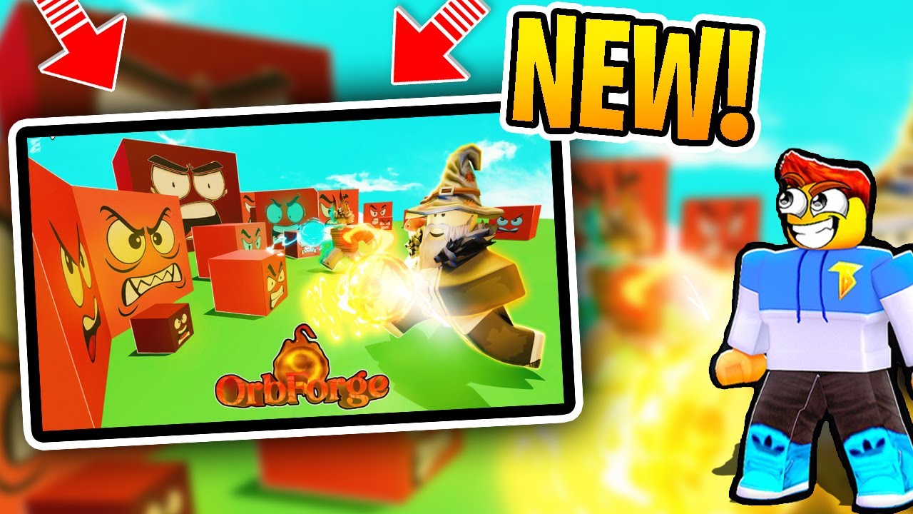 I FOUGHT EVIL BLOCKS WITH MAGICAL ORBS IN ROBLOX OrbForge Simulator ...