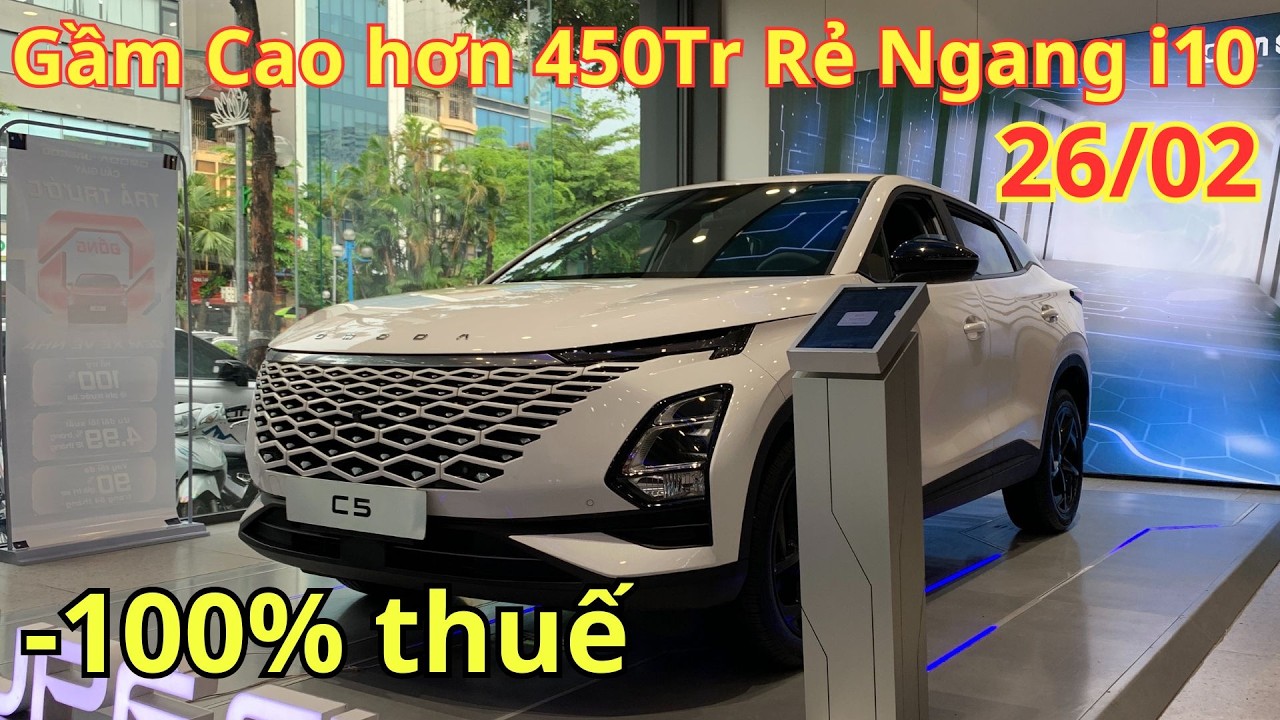 ✅Giá Khuyến Mại Omoda C5 Cuối Tháng 2. Gầm Cao hơn 450Tr Rẻ Ngang i10, Giá Lăn Bánh Mới |Xegiatot24h