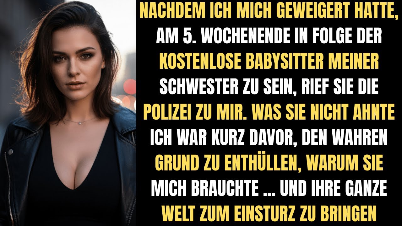 Sie rief die Polizei, weil ich nicht babysitte – Meine Rache zerstörte ihre Ehe! 🚨😱