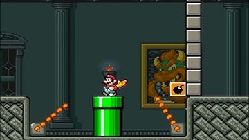SMW Custom Level - Bullet Bill Castle