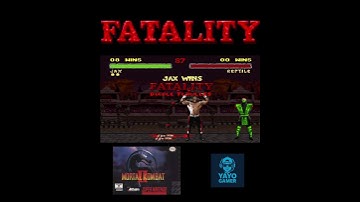 Mortal Kombat II 1993 Fatalities 2.4 Baraka, Reptile, Scorpion.