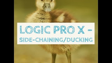Logic Pro X - 5 ways to use ducking/side-chaining.