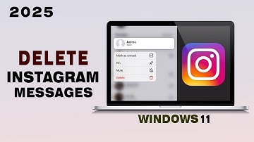 (2025) How To Delete Instagram Messages On PC/Laptop