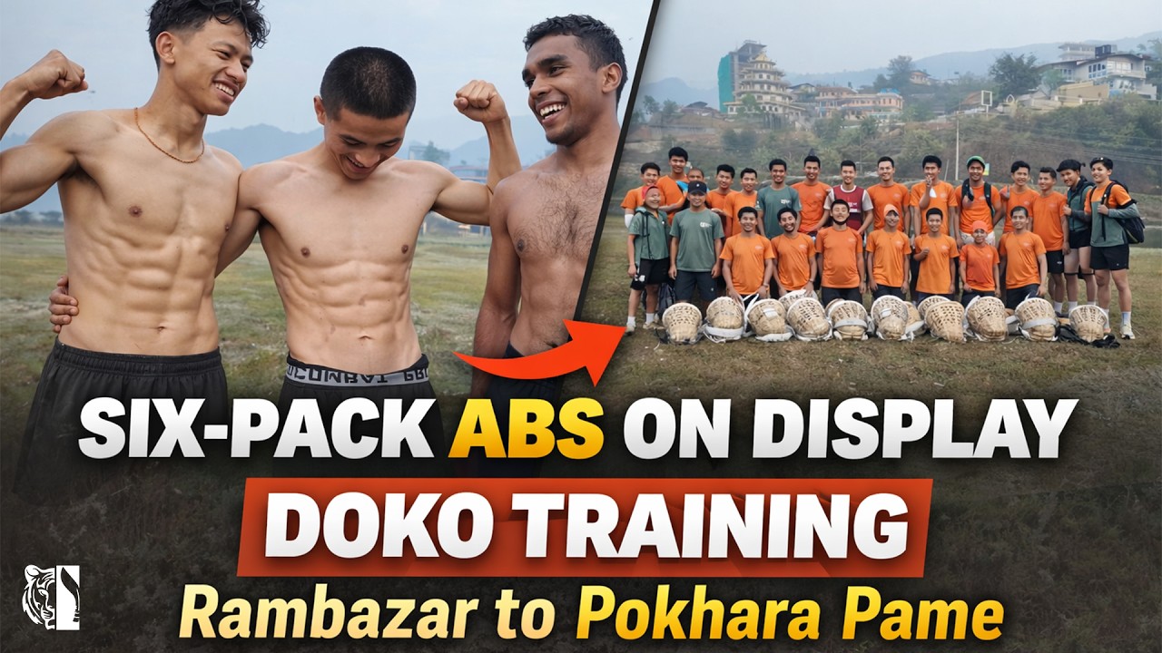 Flexing 6 Pack Abs at Pame !