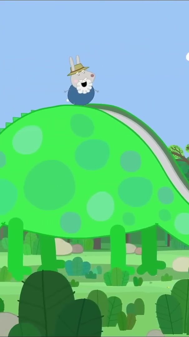It's a BIG Dinosaur Slide! ? #PeppaPig #Shorts #Dinosaur