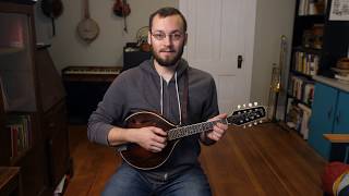 Beginner Mandolin Lessons Series (Part Five): Your First Song (Cindy) chords