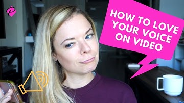 What to Do If You Hate Your Voice on Video