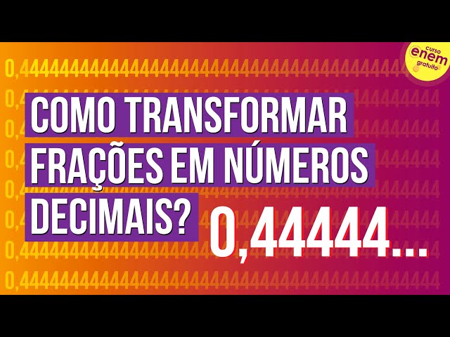 Transforme Fração em Número DECIMAL #fracaoenumerodecimal #learntiktok