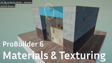 ProBuilder 6 - Materials and Texturing