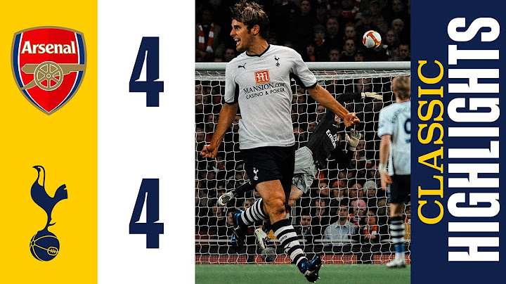 Was this the best North London Derby goal ever? | Arsenal 4-4 Tottenham Hotspur | CLASSIC HIGHLIGHTS