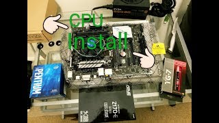 LGA 1151 CPU INSTALL ON ASUS Z170-E MOBO LGA 1151 CPU INSTALL ON ASUS Z170-E MOBO