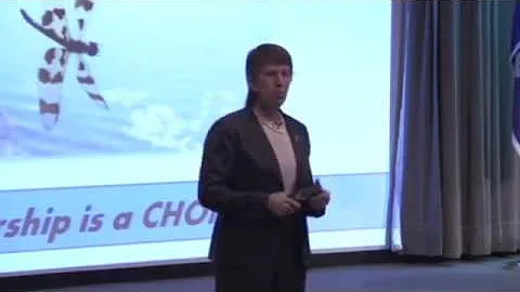 BG (Ret.) Becky Halstead talking to corporate amer...