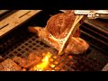 Amazing Korean style BBQ, Beef Steak with dry aging