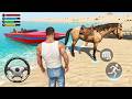 Indian Boat Motorbike and Horse in Open City Simulator - Android Gameplay