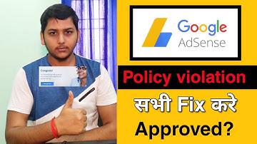 Fix all types Adsense policy violation error during apply for Google Adsense approval | Niraj Yadav