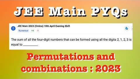 The sum of all the four-digit numbers that can be formed using all the digits 2, 1, 2, 3 is equal to