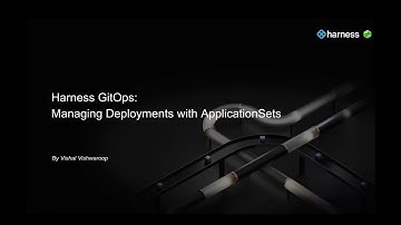 Harness GitOps | Managing Deployments with ApplicationSets
