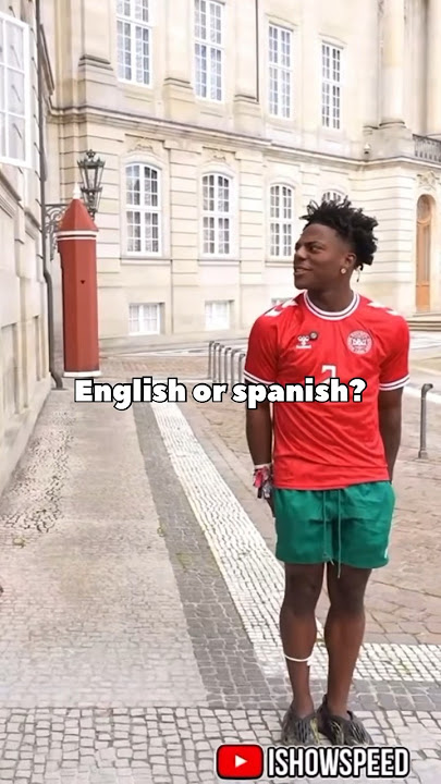 Download lagu Speed asks soldier ‘ENGLISH OR SPANISH’ in Denmark 🇩🇰 😭💀 #ishowspeed #shorts