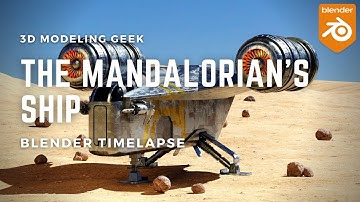 Blender Time-lapse: The Mandalorian