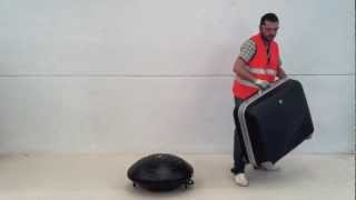 FLIGHTCASE For Hangdrum - Polycase by HARDCASETECHNOLOGIES Crash Test 1.
