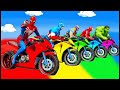 الرجل العنكبوت انقاذ باتمان Spider-Man Rescue batman vs iron man vs venom funny Game GTA 5 superhero