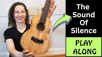 The Sound of Silence (Simon & Garfunkel) 🎵 Ukulele Play Along, EASY Fingerpicking + Chords