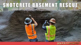 Shotcrete Basement Rescue !