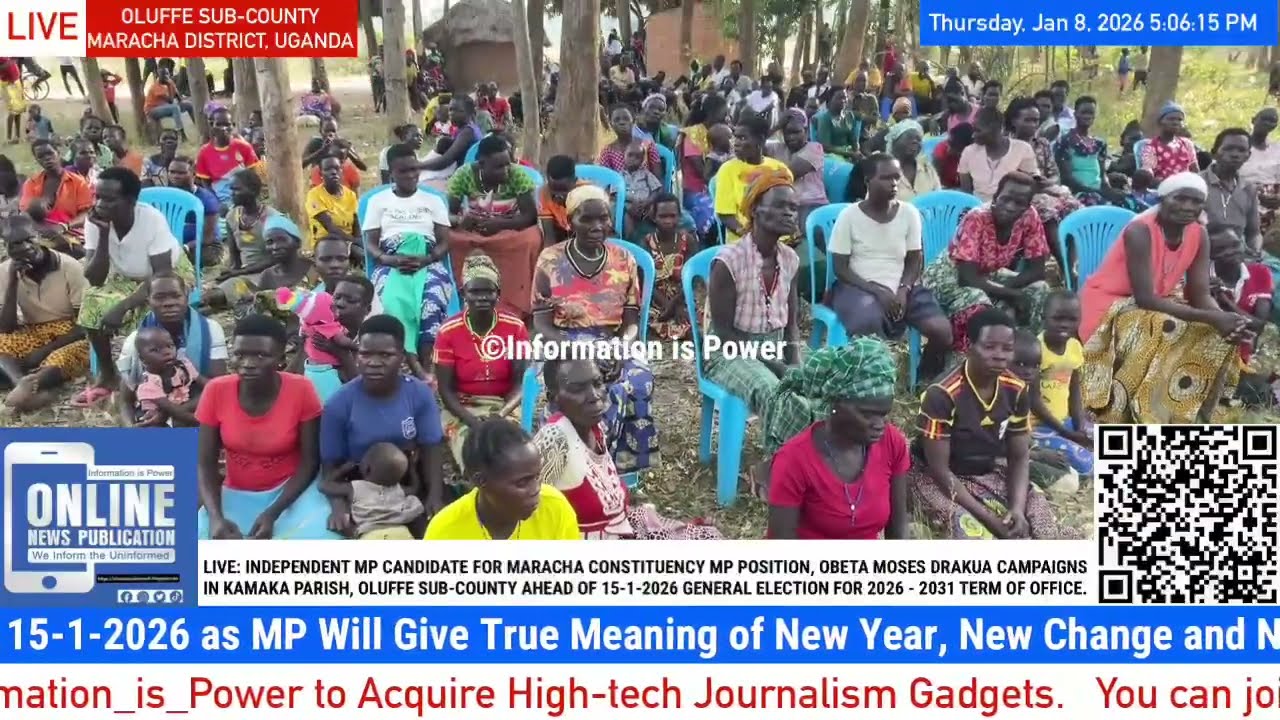 LIVE: K BURA VILLAGE RESIDENTS GIVE WARM WELCOME FOR OBETA MOSES AS HE CAMPAIGNS FOR MARACHA MP SEAT