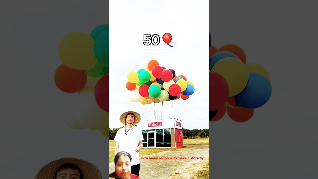 How many balloons to make a store fly 