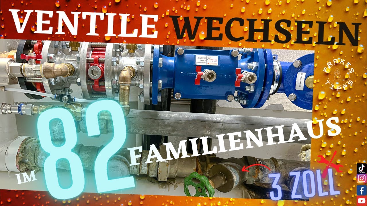 Ventile wechseln im 82 Familienhaus - Das Leben als Heizungsbauer - YouTube