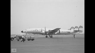 London Heathrow Airport EGLL  Late 1950s/Early 1960s  silent footage