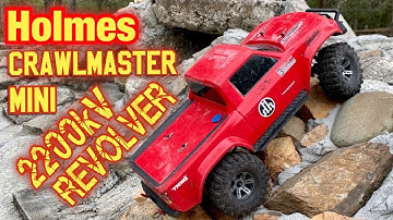 Holmes Hobbies Crawlmaster Mini and 2200kv Revolver in the TRX4 Sportish