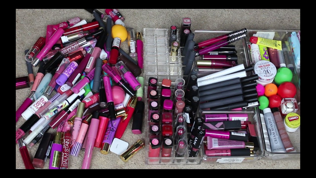 Makeup Declutter Series: Lip Products!!