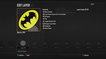 Call Of Duty: Black Ops 2 - Creativity - Batman Logo Emblem Tutorial