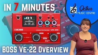 Boss Ve-22 Vocal Processor In 7 Minutes - Demo & Features