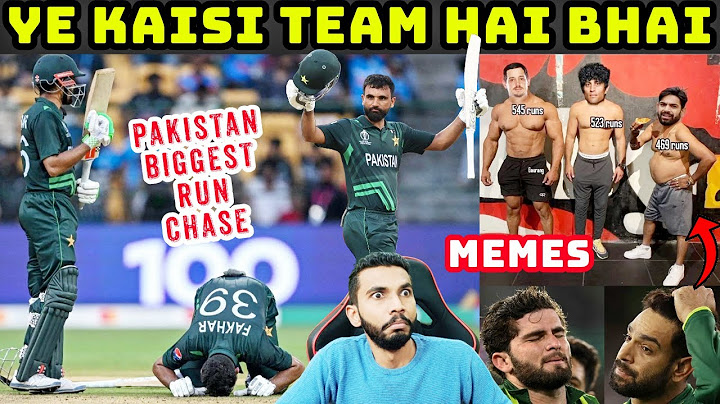 PAKISTAN WON 😳😳 FAKHAR ZAMAN BATTING | PAK VS NZ WC 2023 HIGHLIGHTS