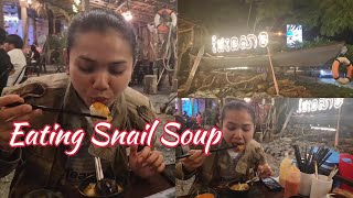 Snail meatballs soups ? Yummy || Eating VDO || Lets Eat KH eating