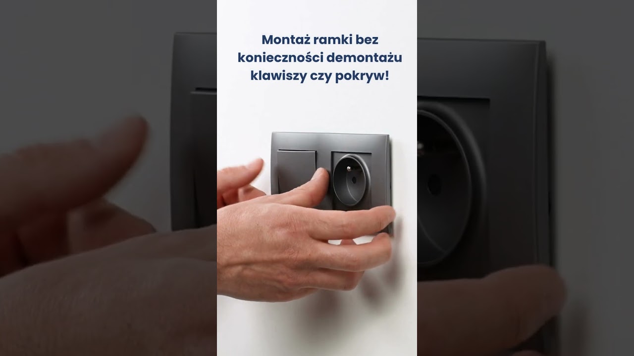 Montaż osprzętu jeszcze nigdy nie był tak prosty! #ospel #szafir #gniazdka #elektryka #osprzęt