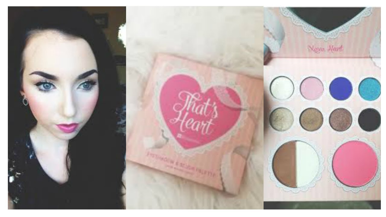 {GRWM} BH Cosmetics ThatsHeart Palette + Manic Panic Dreamtone Foundation