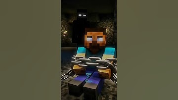 how the steve turned into Herobrine #minecraft #minecraftshorts #shorts #steve #herobrine #viral