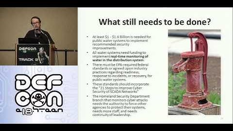 DEFCON 18: Cyberterrorism and the Security of the National Drinking Water Infrastructure 4/4