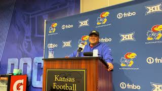 Daryl Agpalsa talks about the KU offensive line