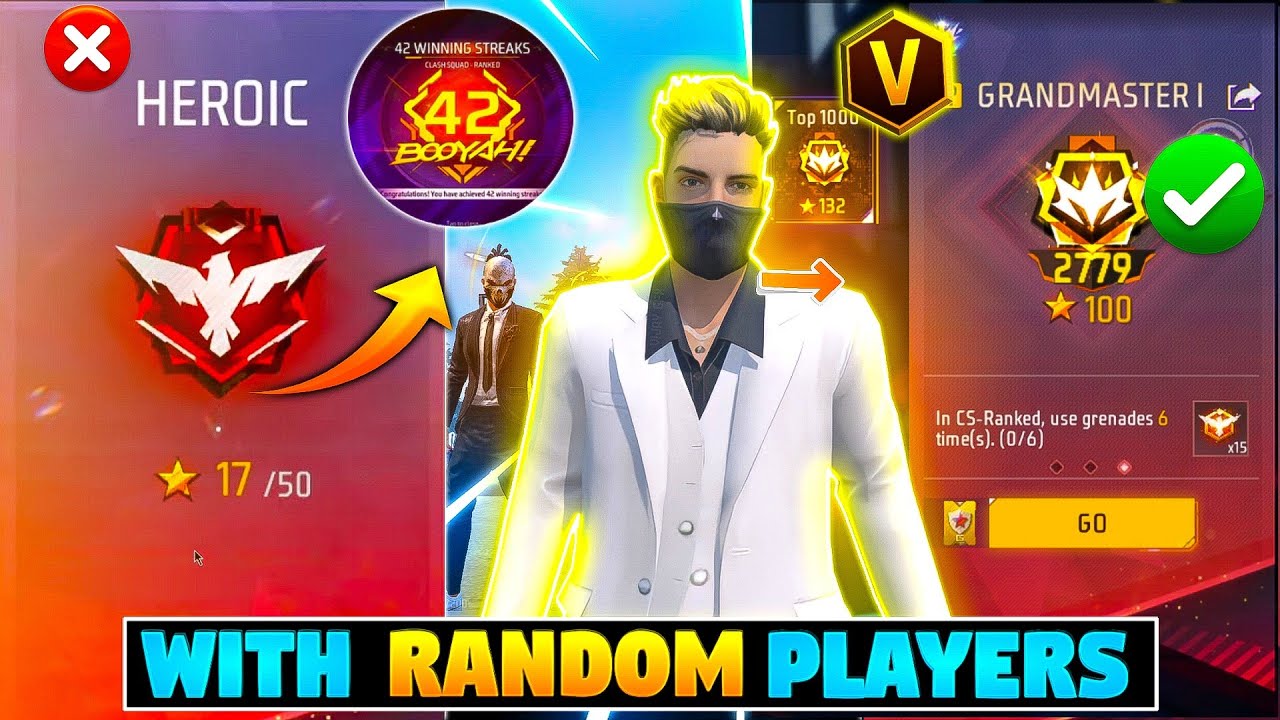 How To Win Every CS RANK With Random Players || CS rank Glitch | CS ...