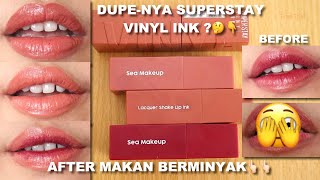 SEA MAKEUP LACQUER SHAKE LIP INK KATANYA DUPE MAYBELLINE SUPERSTAY VINYL INK ?🫣 | Maria Soelisty